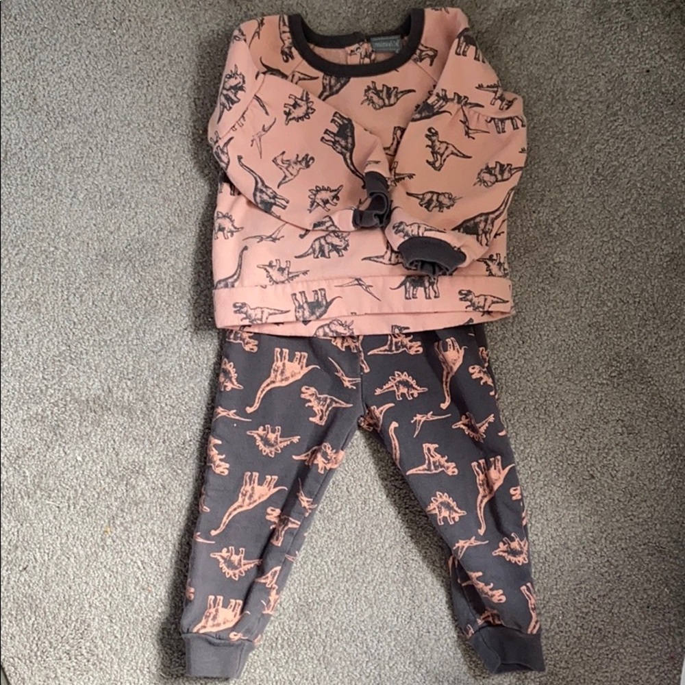 Dinosaur sweat outfit